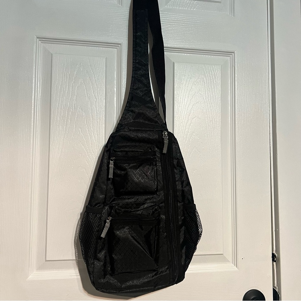 Thirty-One Black Sling Backpack